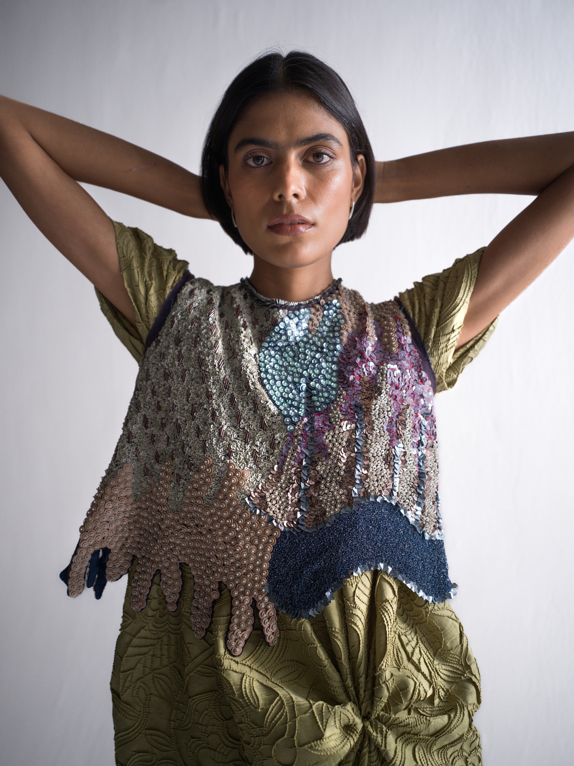 Infinity Kaftan texture detail