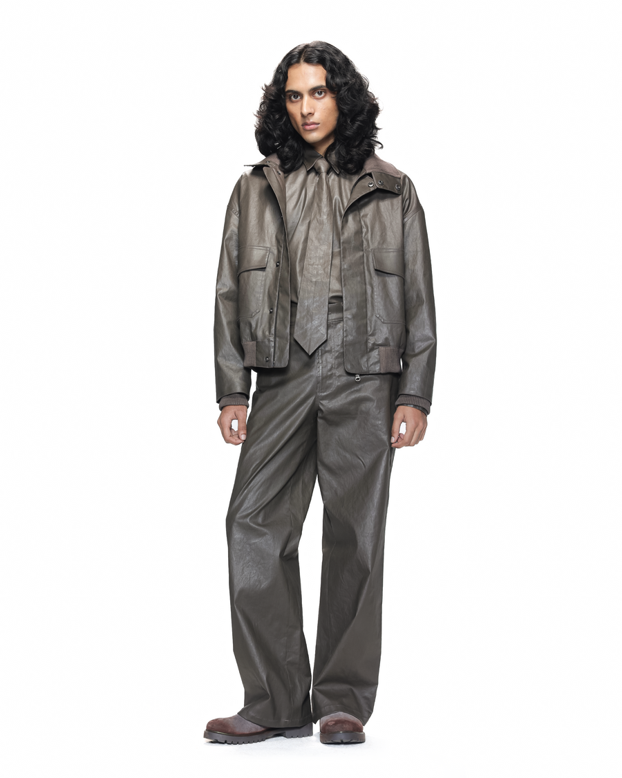 Coated Bomber texture detail