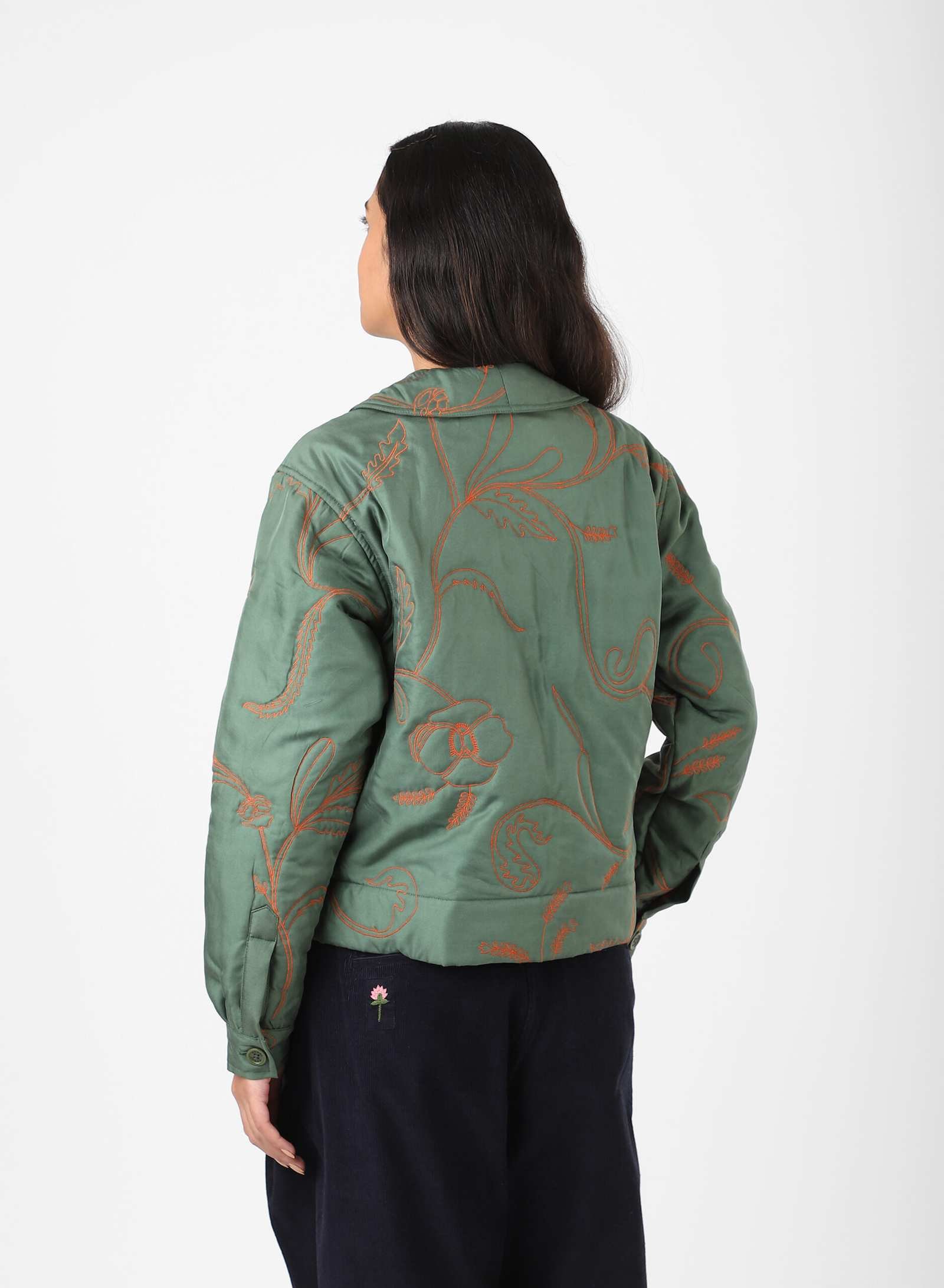 Evora
Cropped Quilted Jacket back view