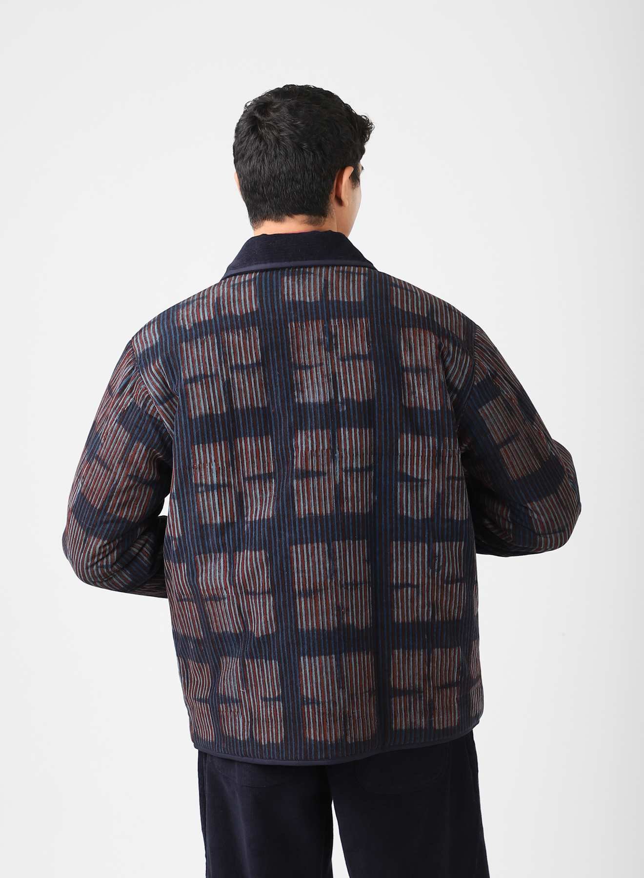 Amardeep
Relaxed Fit
Two way Zip
Quilted Jacket back view