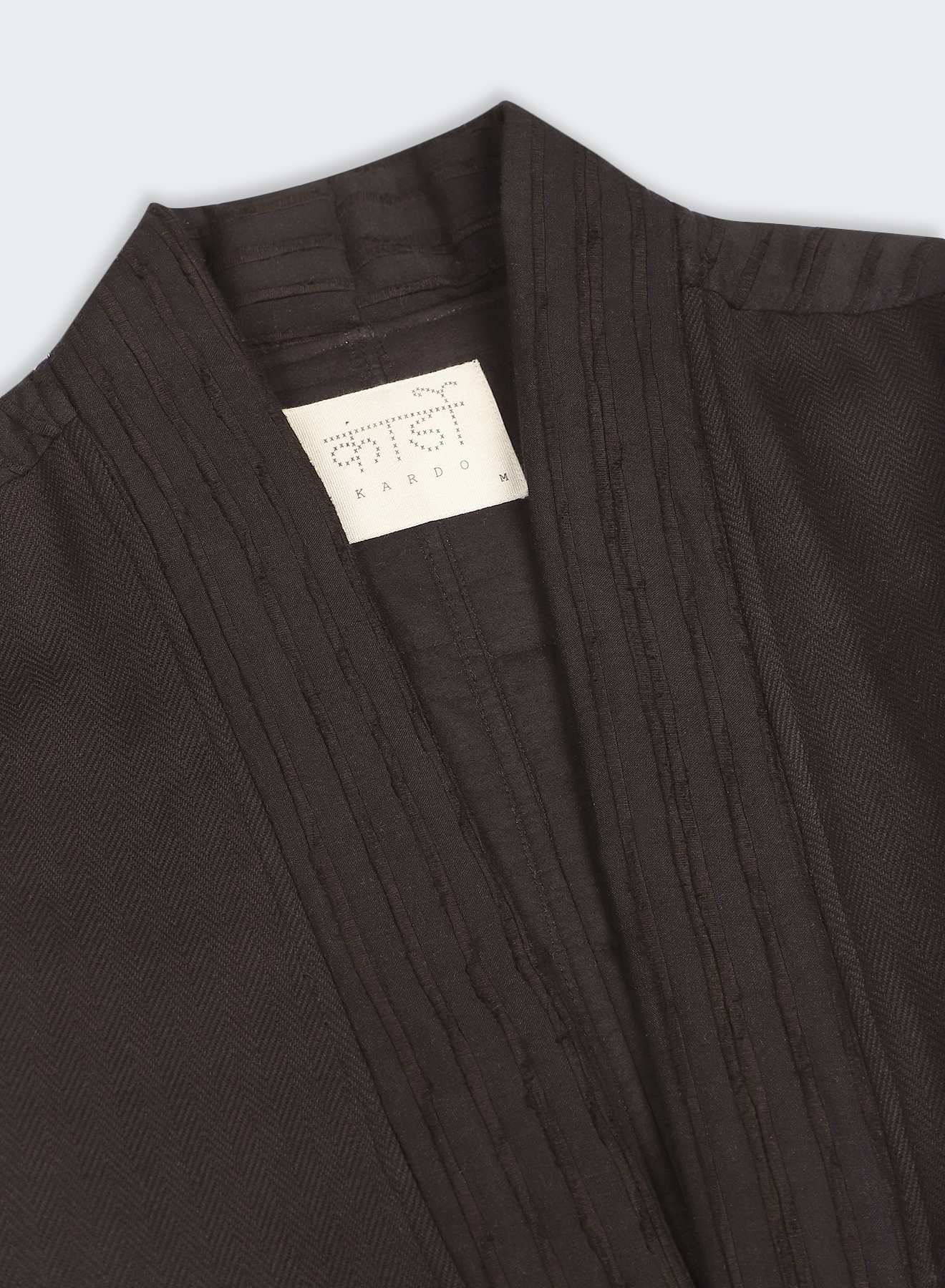 Osaka 
Relaxed Fit Quilted 
Kimono Jacket styling frame