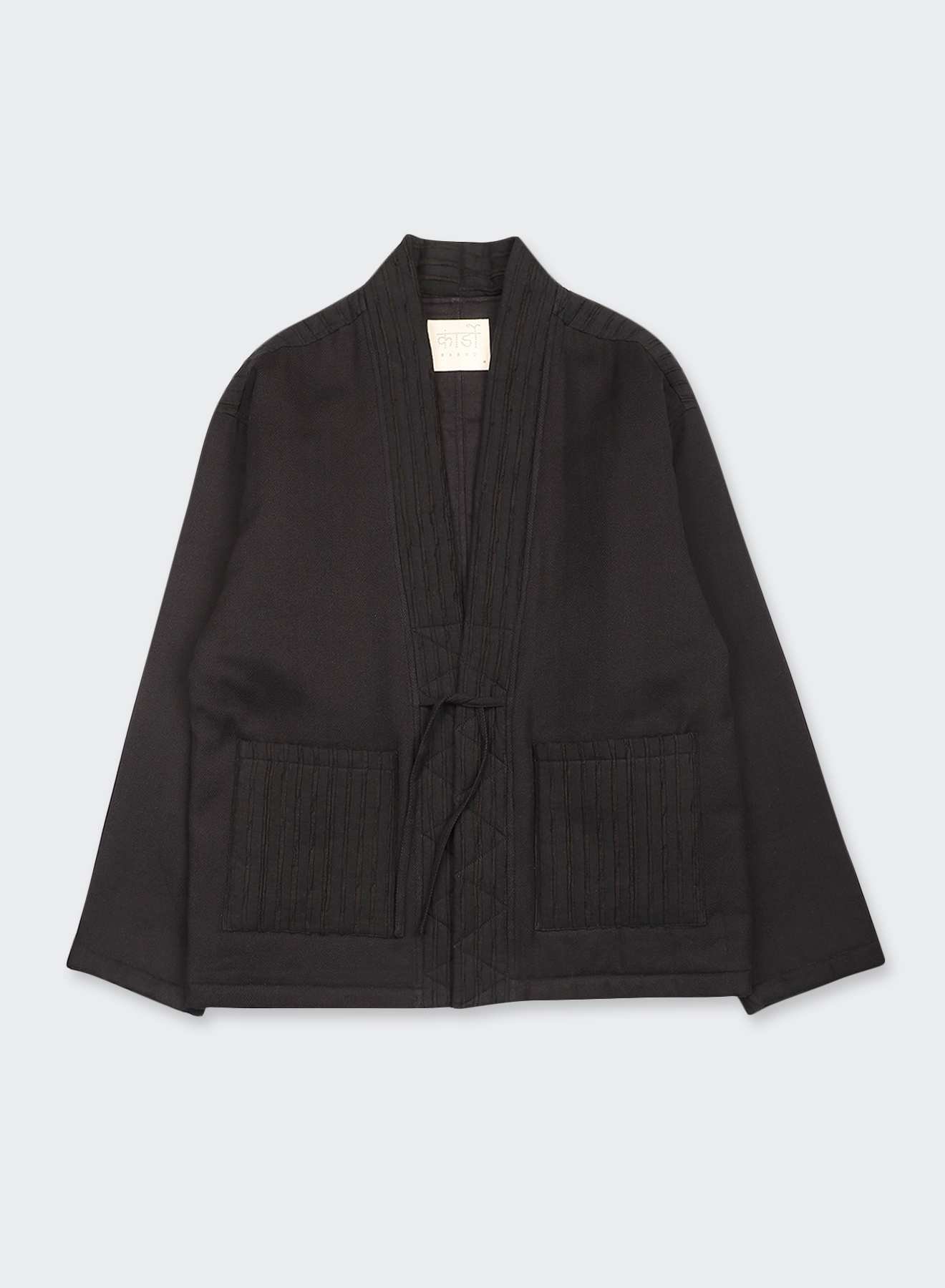 Osaka 
Relaxed Fit Quilted 
Kimono Jacket texture detail