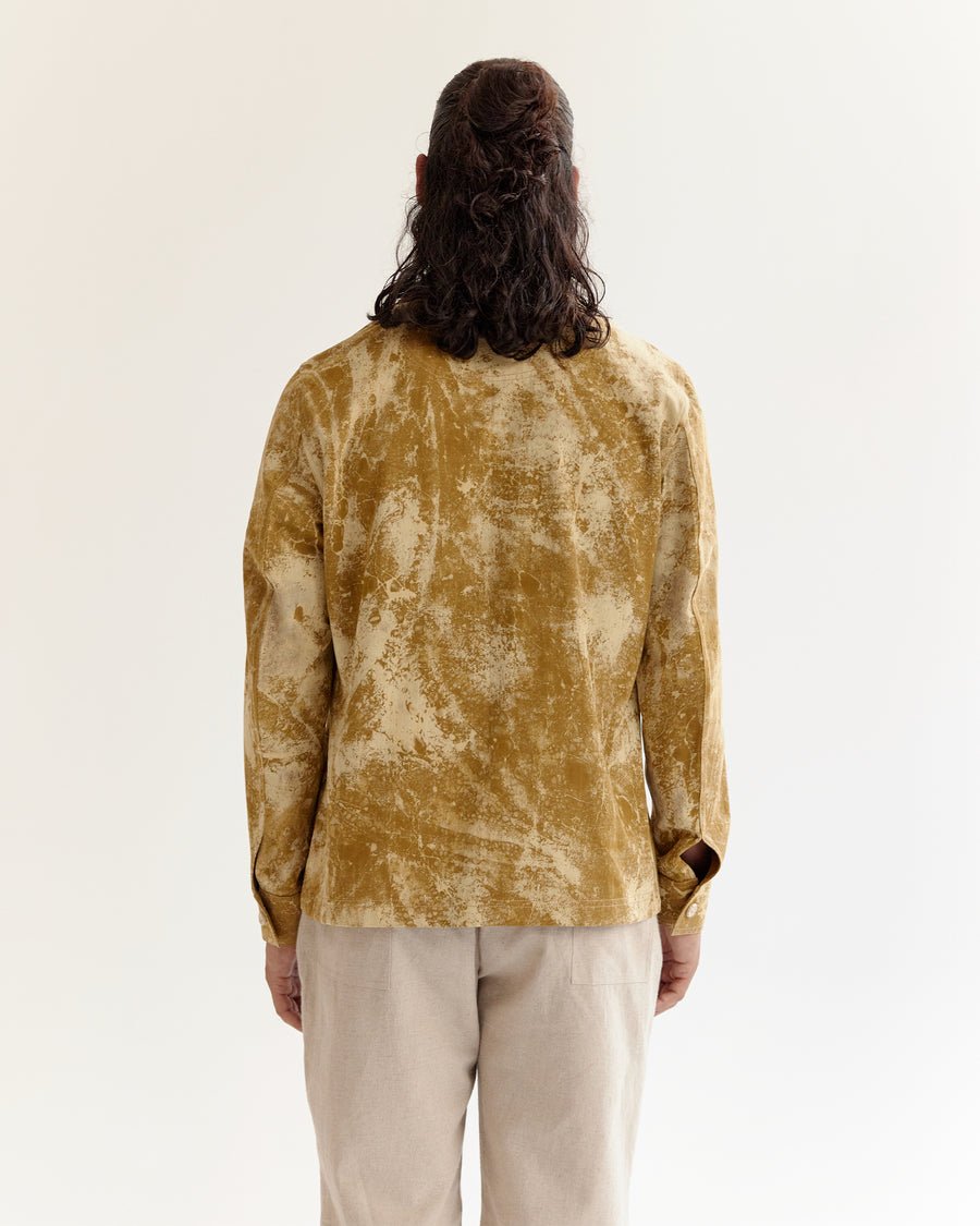 Skin Textured Batik Jacket texture detail