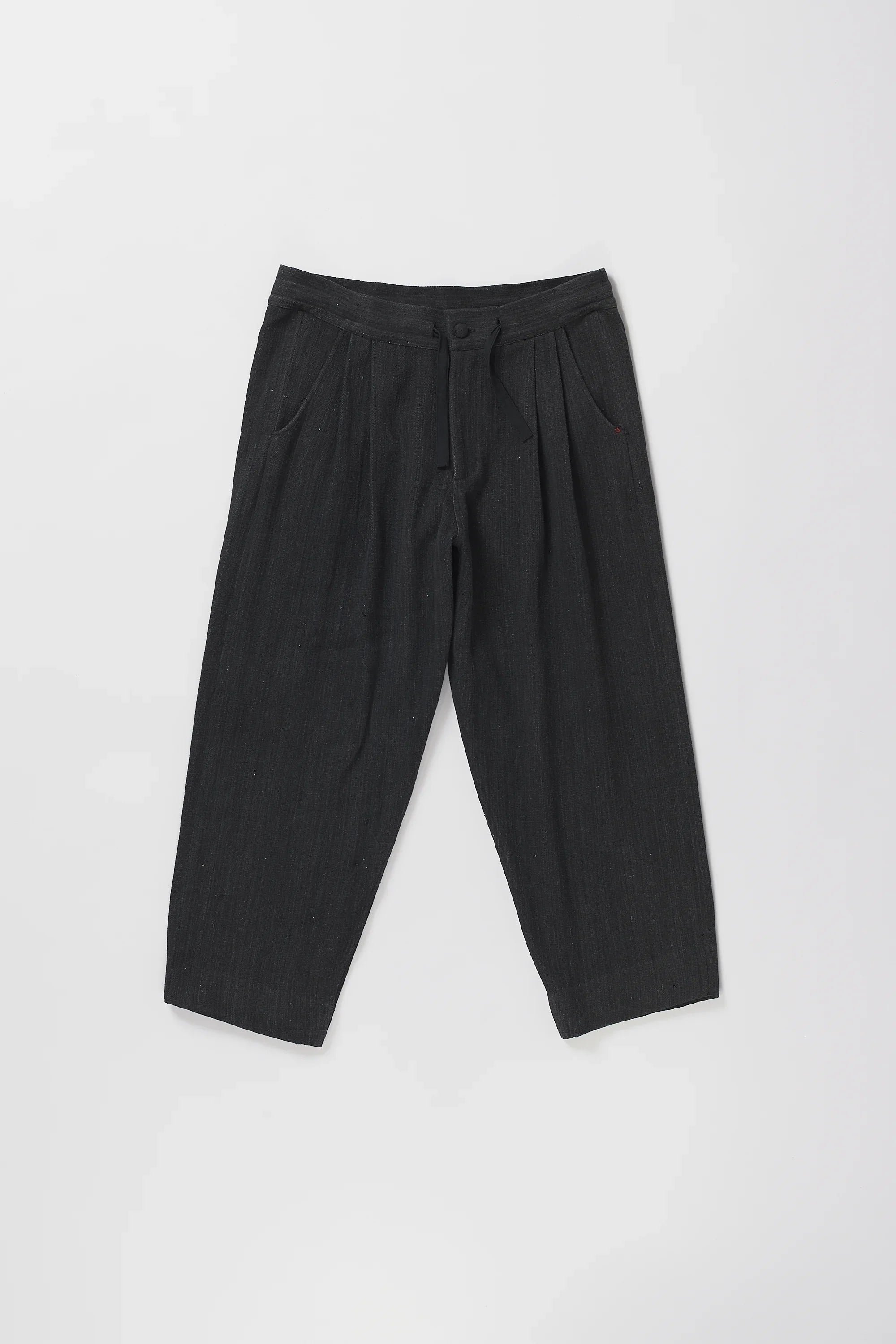 Midnight Indigo Handspun Cotton Denim Pant front view