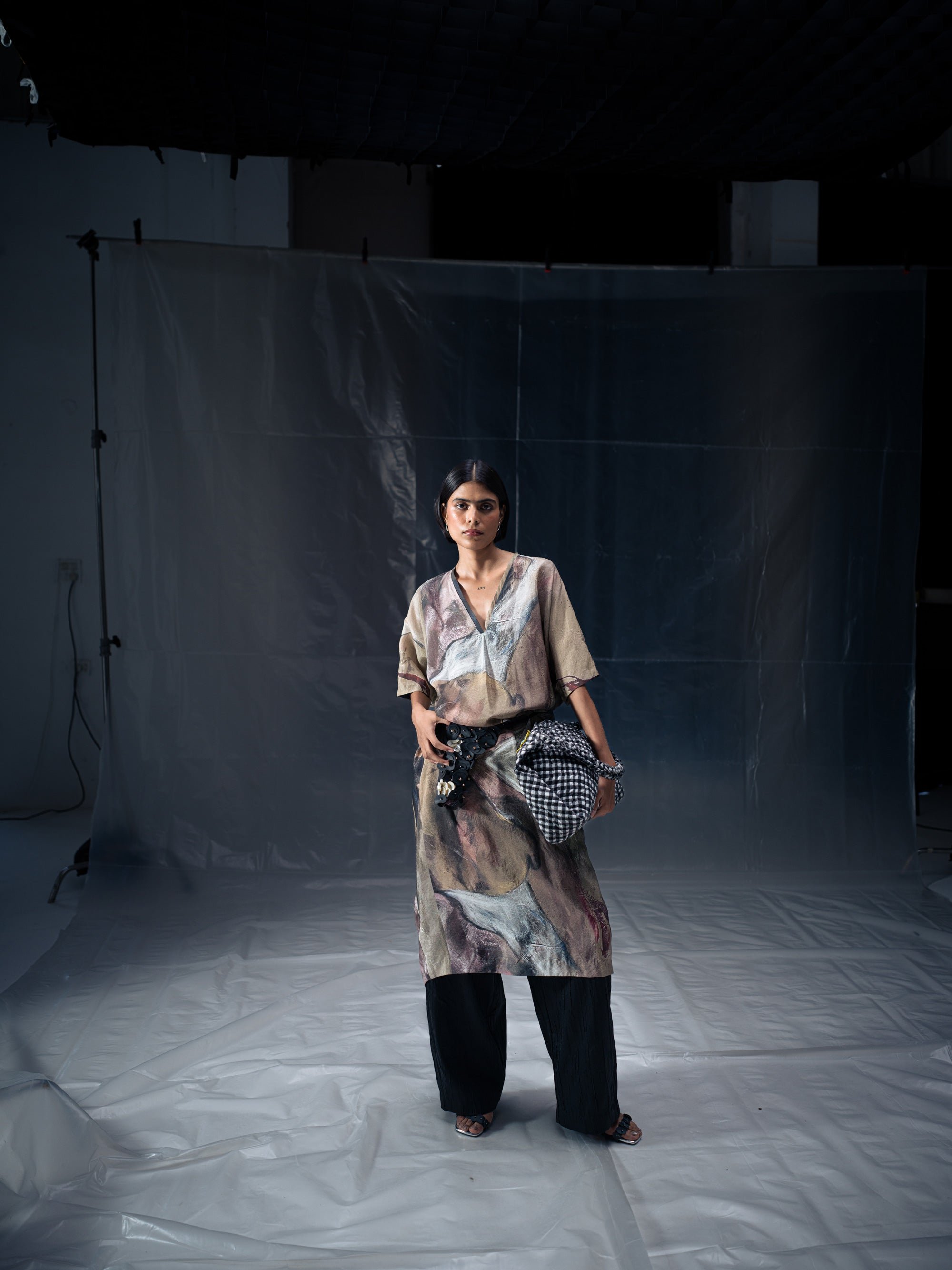 Chatter Kaftan texture detail