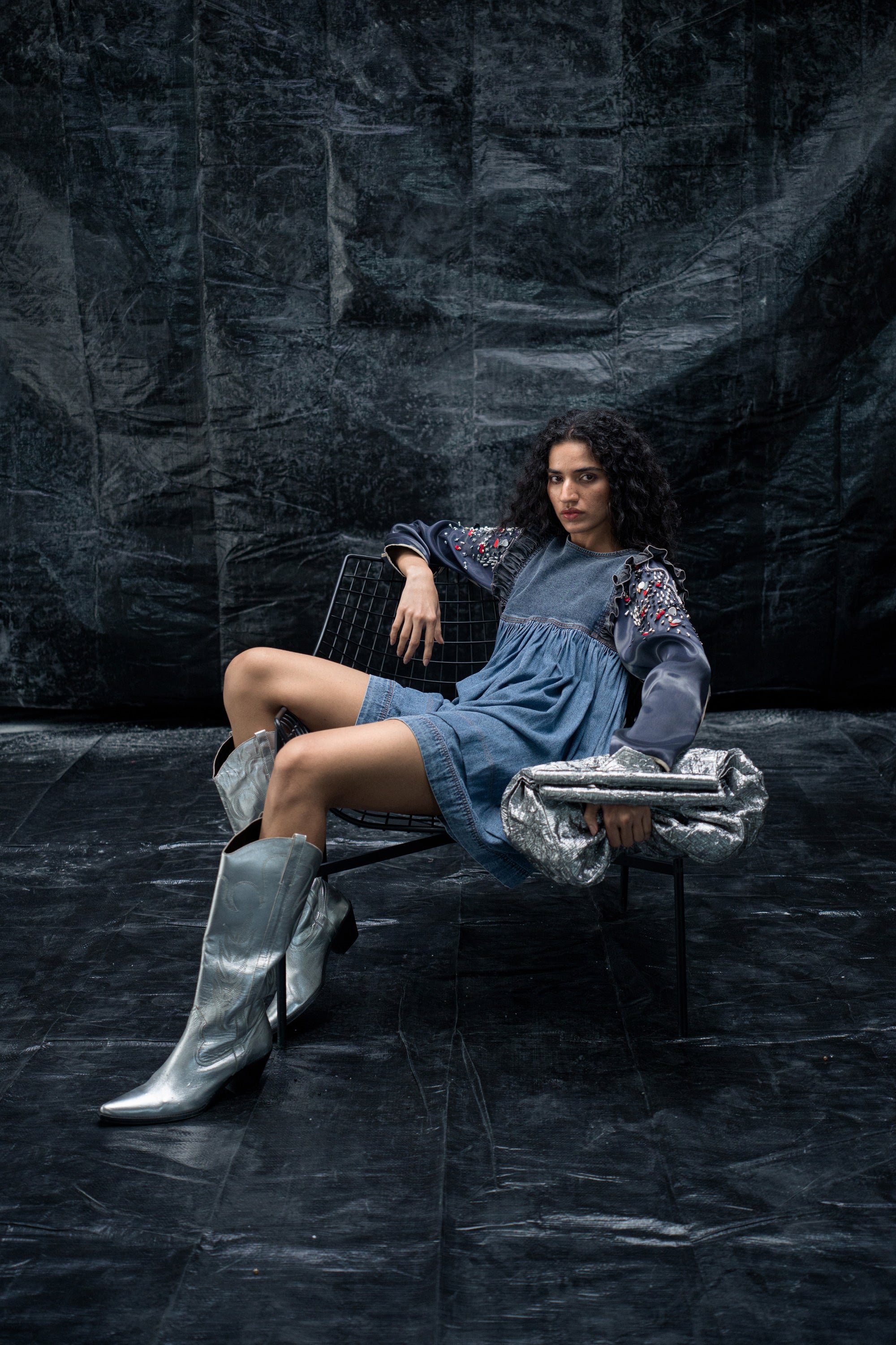 Liquid Soar Dress back view