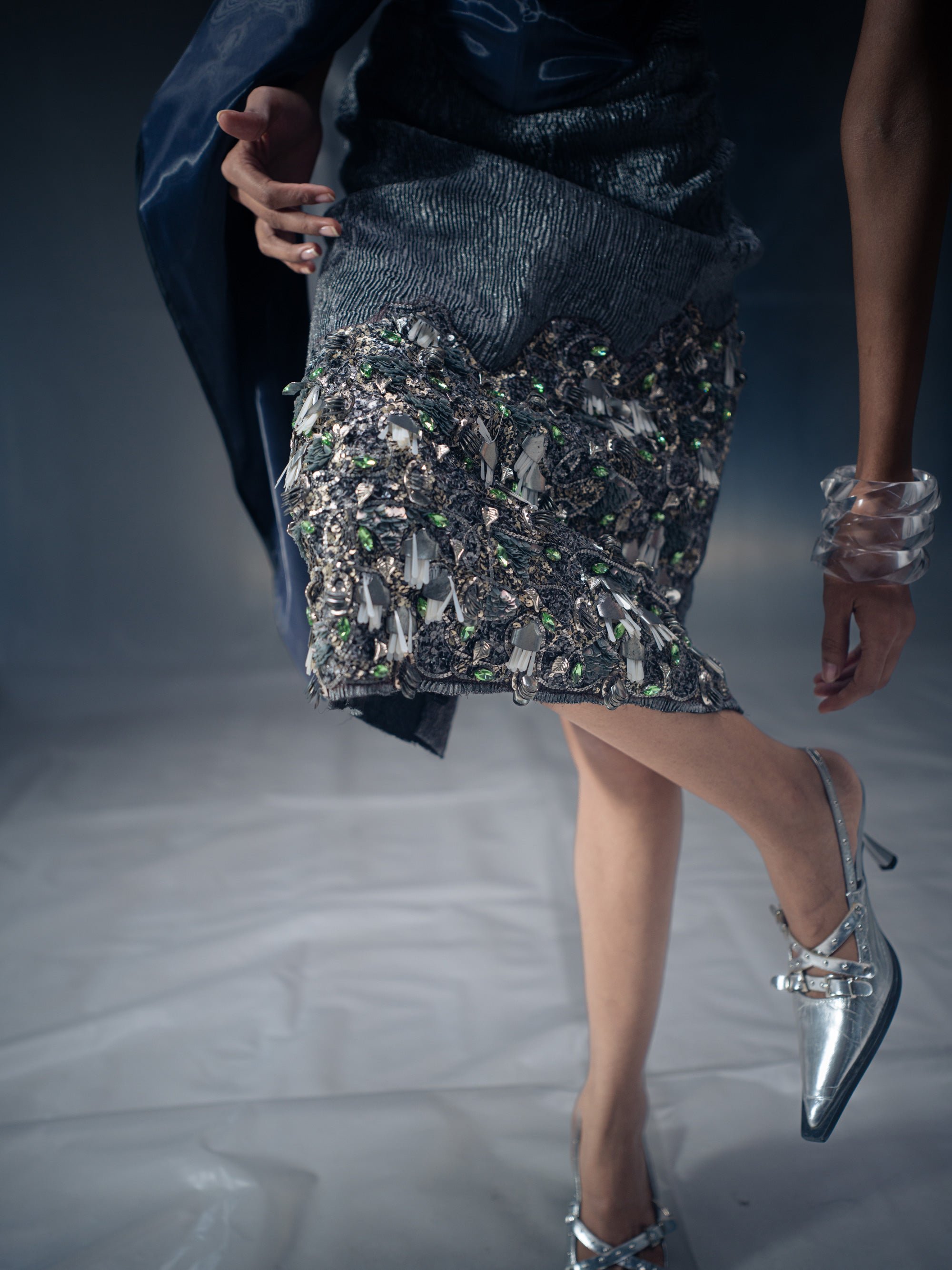 Metal Ripple Skirt texture detail