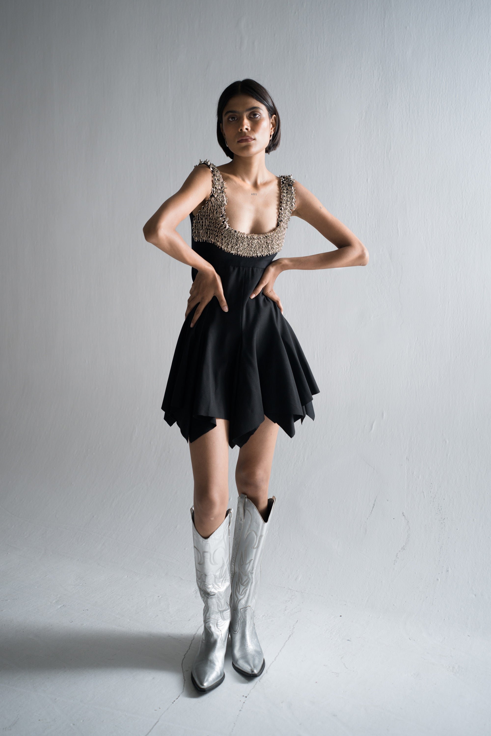 Metal Press Dress styling frame