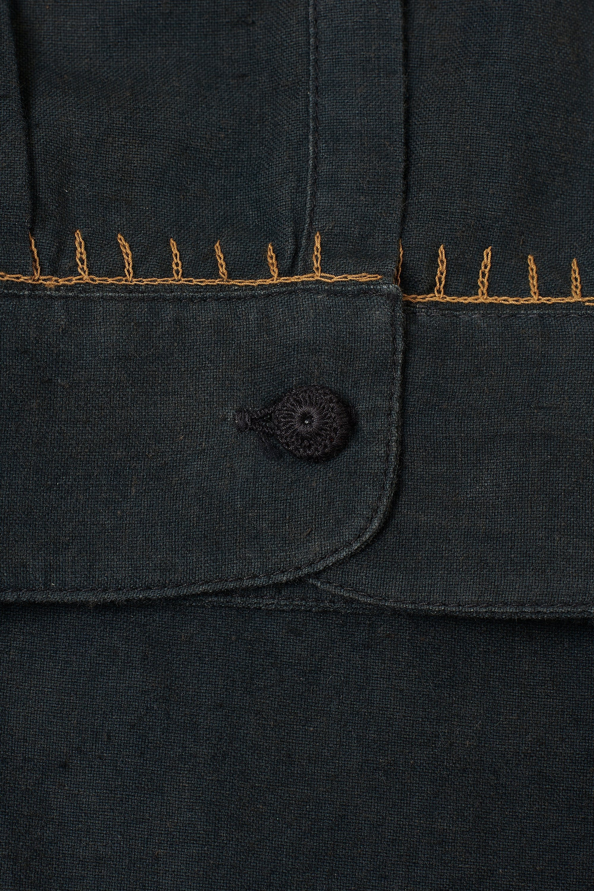 Midnight Indigo Cotton Unisex Shirt styling frame