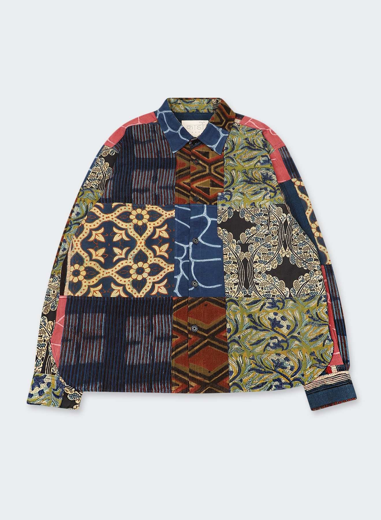 Luis
Over Sized Regular 
Collar LS Shirt texture detail