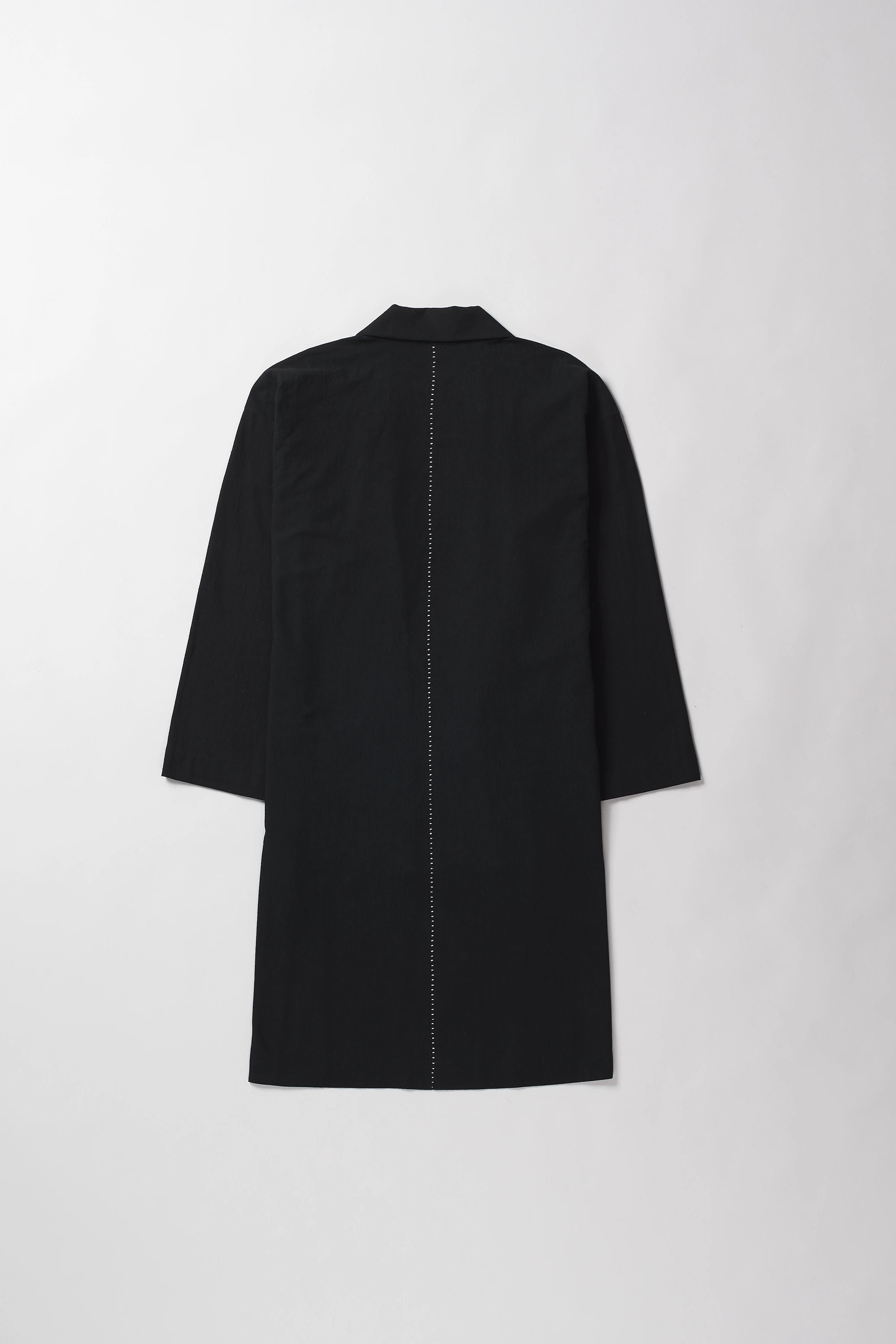 Black Kimono Coat styling frame