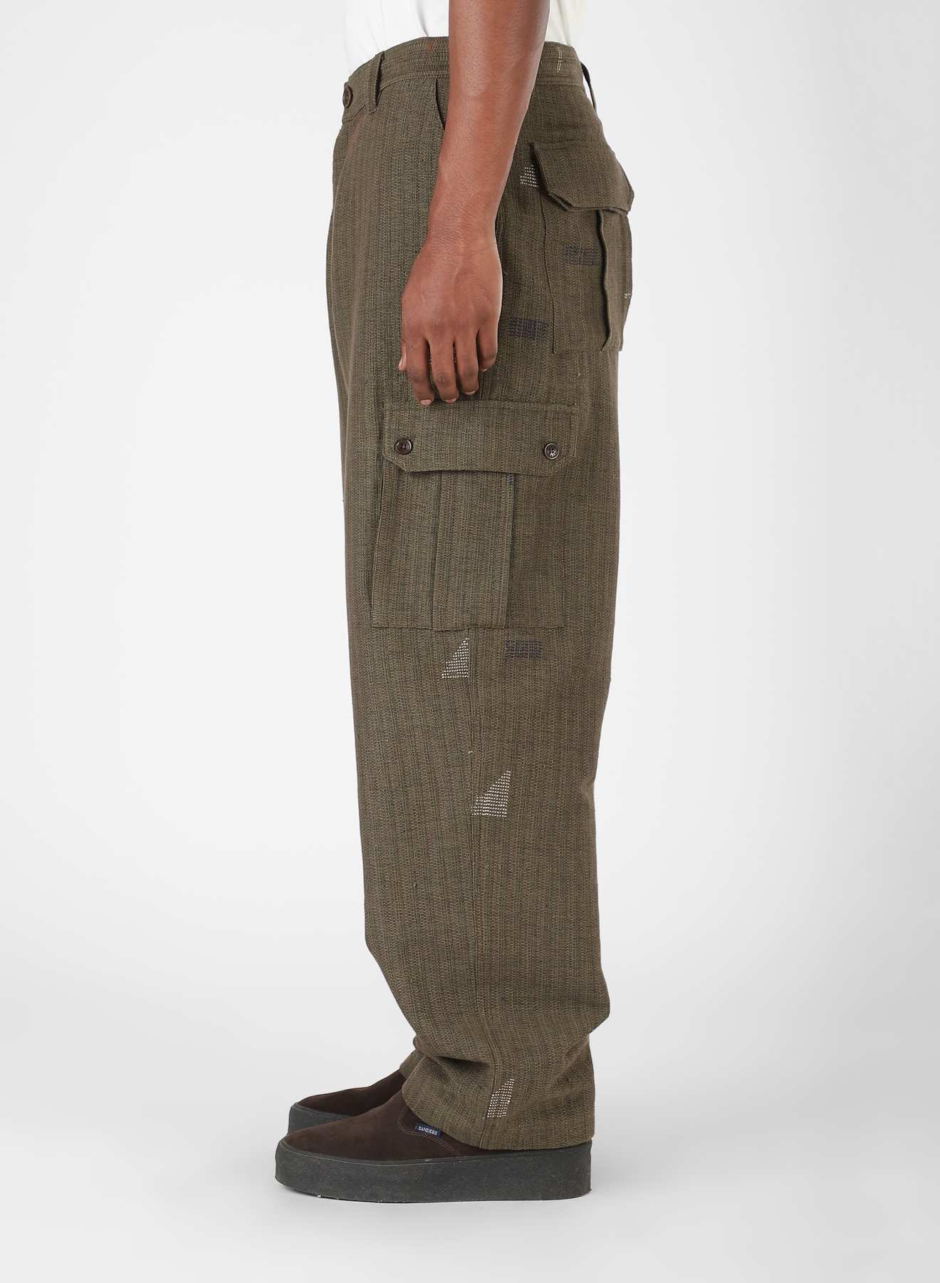Ally
Oversized Cargo
Utility Trousers texture detail