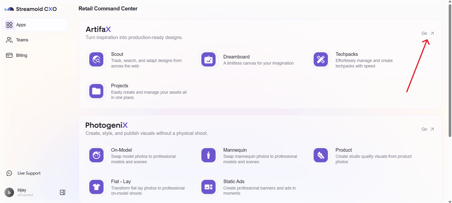Dashboard Shortcut