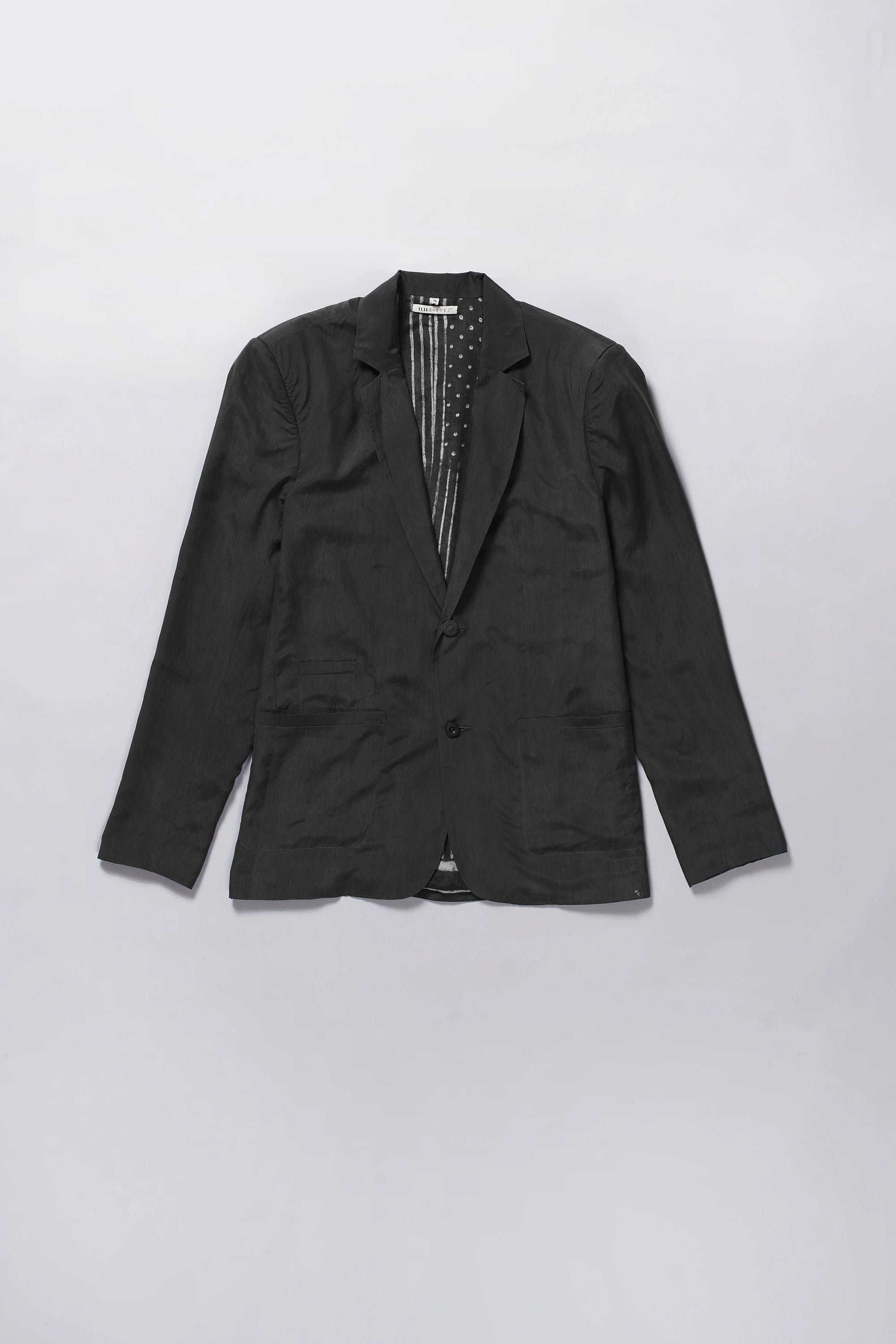Kino Black Oversized Jacket front view